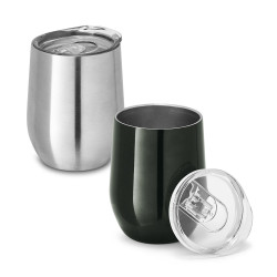 RONDE. Verre de voyage 400 ml vierge ou à personnaliser - Express et pas cher