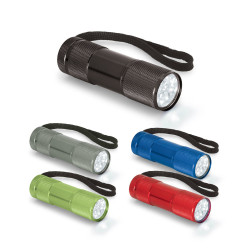 Lampe de poche personnalisable 9 LEDs 26x90mm