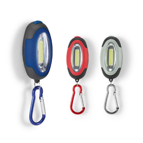 Lampe de Poche ABS Personnalisée avec mousqueton et aimant