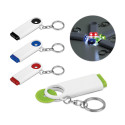 TOKEN. Porte-clés lampe avec monnaie pour chariot de supermarché