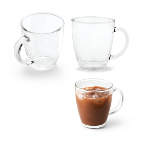 Tasse en verre 230mL  avec votre logo
