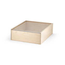 BOXIE CLEAR L. Boite en bois L vierge ou à personnaliser - Express et pas cher