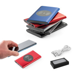 CASSINI. Batterie portable et chargeur sans fil vierge ou à perso