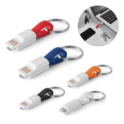 RIEMANN. Câble USB avec connecteur 2 en 1 vierge ou à personnalis