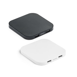 CAROLINE. Chargeur wireless et hub USB 20 vierge ou à personnalis