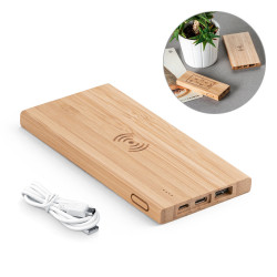 FITCH. Batterie portable avec chargeur sans fil de 5000 mAh vierg