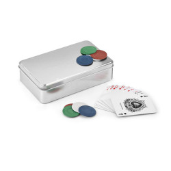 Coffret de poker personnalisable avec 2 jeux