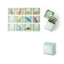 TRICERATOPS. Jeu de mémoire vierge ou à personnaliser - Express et pas cher