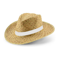 JEAN. Chapeau de paille naturel vierge ou à personnaliser