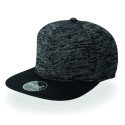 Casquette 6 pans visière plate vierge ou à personnaliser