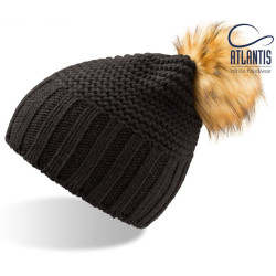 Bonnet pompon Monte Bianco vierge ou à personnaliser - Express et pas cher