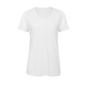 Tee-shirt col V femme Tri-blend vierge ou à personnaliser - Express et pas cher