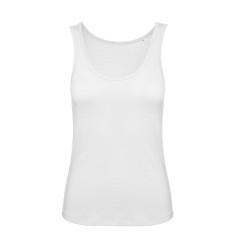 Débardeur coton bio femme vierge ou avec votre logo