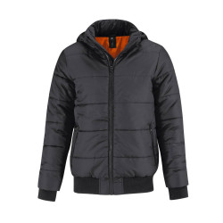 Blouson doudoune capuche homme vierge ou avec votre logo