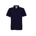 Polo coton col et manches contrastés vierge ou à personnaliser