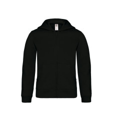 Sweat capuche zippé enfant vierge ou à personnaliser