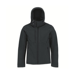 Veste Softshell homme à capuche vierge ou à personnaliser