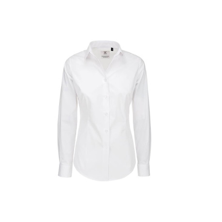 Chemise stretch femme vierge ou à personnaliser - Express et pas cher