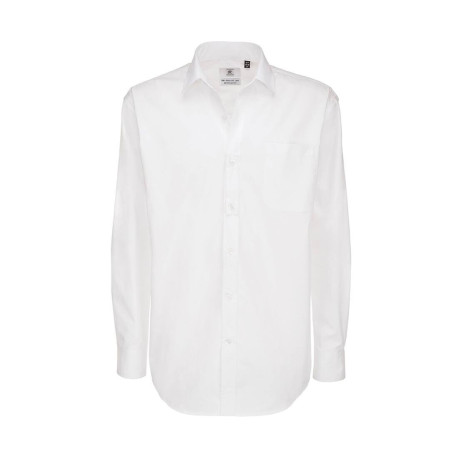 Chemise coton twill homme vierge ou avec votre logo