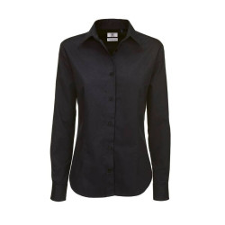 Chemise coton twill femme vierge ou avec votre logo