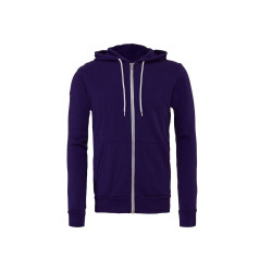 Sweat capuche zippé unisexe vierge ou à personnaliser