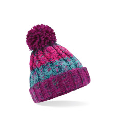 Bonnet enfant Corkscrew avec pompon vierge ou avec votre logo