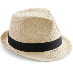 Chapeau de paille vierge ou à personnaliser - Express et pas cher