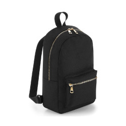 Mini sac à dos avec fermeture zippée métallique  vierge ou avec votre logo