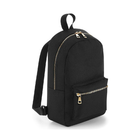 Mini sac à dos avec fermeture zippée métallique  vierge ou avec votre logo