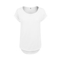 T-Shirt Femme Au Dos Rallongé vierge ou à personnaliser - Express et pas cher