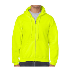 Sweat capuche grand zip vierge ou à personnaliser