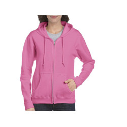 Sweat capuche grand zip femme vierge ou à personnaliser