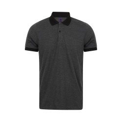 Polo contrasté Triblend vierge ou à personnaliser