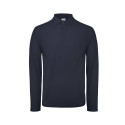 Polo manches longues homme vierge ou à personnaliser