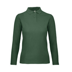 Polo manches longues femme vierge ou à personnaliser