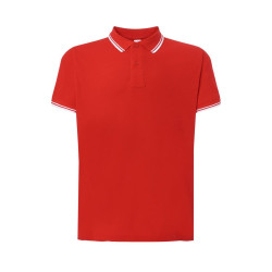 Polo homme contrasté vierge ou à personnaliser