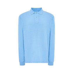 Polo manches longues homme vierge ou à personnaliser