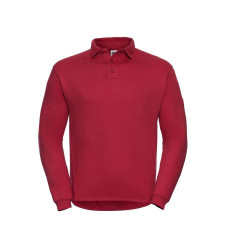 Sweat Col Polo Lavable À 60° vierge ou à personnaliser