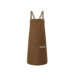 Tablier à bavette Urban-Look avec bretelles croisées et poche vie
