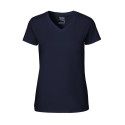 T-shirt femme col V vierge ou à personnaliser - Express et pas cher