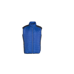 Bodywarmer bi-matière matelassé vierge ou à personnaliser - Express et pas cher