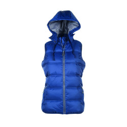 Bodywarmer doudoune femme avec capuche vierge ou avec votre logo
