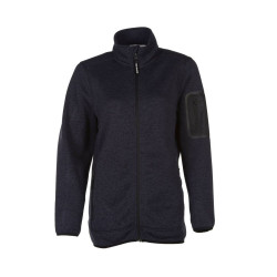 Veste polaire tricotée femme vierge ou à personnaliser
