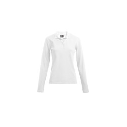 Polo femme manches longues 220 vierge ou à personnaliser