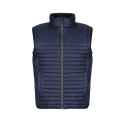 Bodywarmer matelassé en polyester recyclé vierge ou avec votre logo