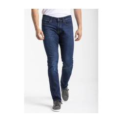 Jean homme ajusté stretch stone brossé vierge ou avec votre logo