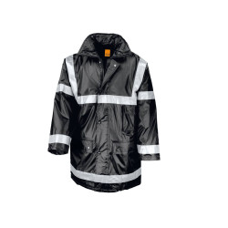 Parka bandes rétro réfléchissantes vierge ou avec votre logo