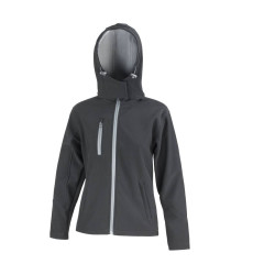 Veste Softshell femme à capuche vierge ou à personnaliser - Express et pas cher