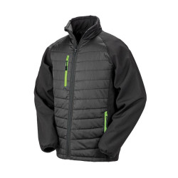 Veste bimatière vierge ou à personnaliser