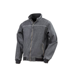 Veste Softshell en denim délavé vierge ou avec votre logo